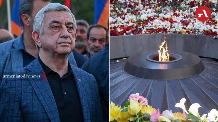 Экс-президент Серж Саргсян призвал власти не использовать Геноцид армян как предмет торга