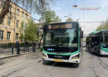 Թիվ 36 երթուղին սպասարկող ավտոբուսը վրաերթի է ենթարկել 26-ամյա քաղաքացու