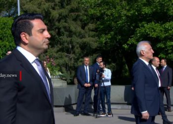 ՀՀ բարձրաստիճան պաշտոնյաները Հաղթանակի 80-րդ տարեդարձի առթիվ հարգանքի տուրք են մատուցել