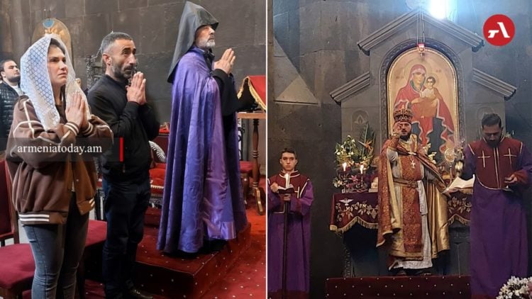 Կորած 2-ամյա երեխայի ծնողները ներկա են գտնվել փոքրիկի համար մատուցված պատարագին