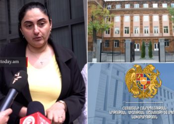 Երևանի Պուշկինի դպրոցում պահանջում են վերականգնել հեռացված տնօրենին. բողոքի ակցիա՝ ԿԳՄՍՆ-ի մոտ