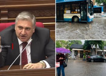 Կառավարությունը երեկ ԱԺ պետք է նավով գար․ Արթուր Խաչատրյանը՝ Երևանում հեղեղումների մասին