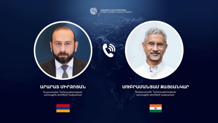 Արարատ Միրզոյանը Հնդկաստանի ԱԳ նախարարի հետ քննարկել է տարածաշրջանում ստեղծված իրավիճակը