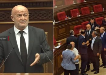 «Կոչ եմ անում ռուսական կողմին չտրվել մեր սադրանքներին»․ Աղազարյանի ելույթից հետո ԱԺ-ում վեճ սկսվեց