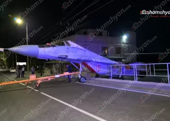 Արշակունյանց պողոտայում ռուսական կործանիչը վթարի է ենթարկվել․ ԶԼՄ