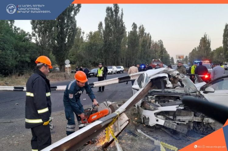 Երևան-Սևան ավտոճանապարհին տեղի ունեցած ավտովթարի հետևանքով զոհվել է մեկ մարդ