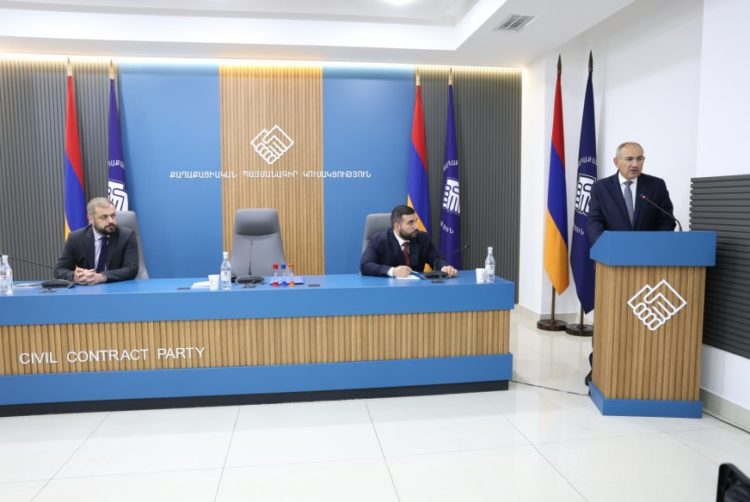 СМИ узнало о планах «Гражданского договора» убрать упоминание Арарата из устава партии