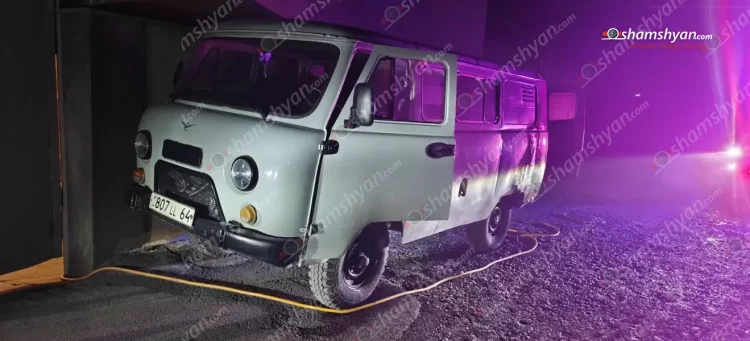 В Варденисе подожгли служебный автомобиль компании «Электрические сети Армении»
