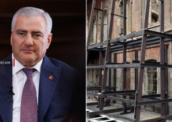 «Տաշիր» հիմնադրամի և Սամվել Կարապետյանի միջոցներով սկսվել է Գյումրու «Վառեմ-մարեմ» շենքի վերականգնումը