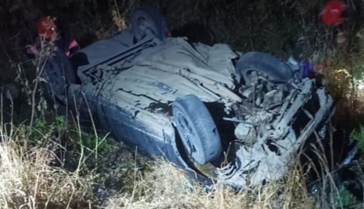 Երևան-Գյումրի ավտոճանապարհին մեքենան գլորվել է ձորը, կան տուժածներ