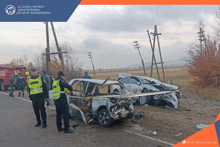 Արագածոտնի մարզում տեղի ունեցած ՃՏՊ-ի հետևանքով կան տուժածներ․ ՆԳՆ