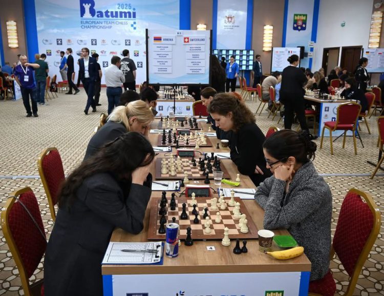 Женская сборная Армении по шахматам обыграла Венгрию на чемпионате Европы в Батуми
