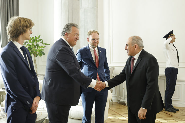 Փաշինյանն առողջապահության բարեփոխումները քննարկել է ALAN թվային համակարգի հիմնադրի և Նուբար Աֆեյանի հետ