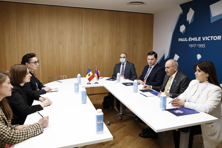 Փաշինյանը և Մոլդովայի նախագահը վերահաստատել են միջազգային հարթակներում փոխաջակցության կարևորությունը
