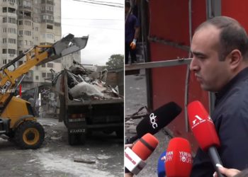 Գնունու շուկայի աշխատակիցները հասցրել են տեղափոխել ապրանքները ապամոնտաժվող կրպակներից. Հովհաննիսյան