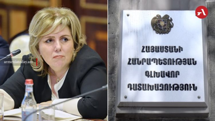 Մշակույթի նախկին նախարար Հասմիկ Պողոսյանից կբռնագանձվի շուրջ 25 միլիոն դրամ