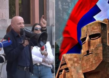 «Այլևս չխոսե՛ք արցախցիների անունից»․ ակցիա և պահանջ իշխանությանը՝ կառավարության մոտ