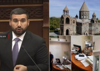 Կտրիճը Մայր Աթոռի տարածքում «Հայաստան» դաշինքի լոգոյով ատրուշաններ է կառուցելու․ Ալեքսանյան