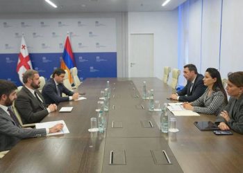 Պապոյանը վրացի գործընկերոջ հետ քննարկել է տրանսպորտի և լոգիստիկայի ոլորտում համագործակցության հարցը