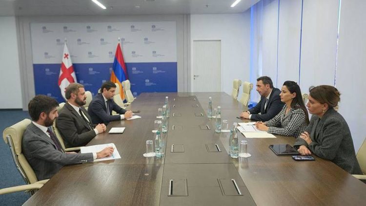 Պապոյանը վրացի գործընկերոջ հետ քննարկել է տրանսպորտի և լոգիստիկայի ոլորտում համագործակցության հարցը