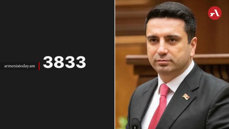 Ոչ թե 5000, այլ 3833․ Ալեն Սիմոնյանը վերահրապարակել է 44-օրյա պատերազմի զոհերի պաշտոնական թիվը