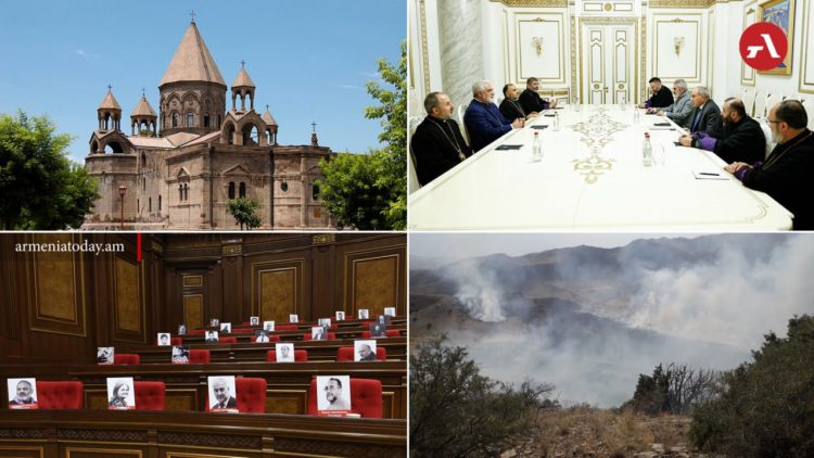 Զարգացումներ Մայր Աթոռի շուրջ, հրդեհներ, քաղբանտարկյալների հարց՝ ԱԺ-ում․ շաբաթվա լուրերն Armenia Today-ից