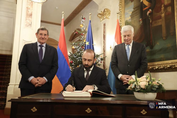 Հայաստանն ու Լյուքսեմբուրգը ստորագրել են ռազմավարական գործընկերության մասին հռչակագիր