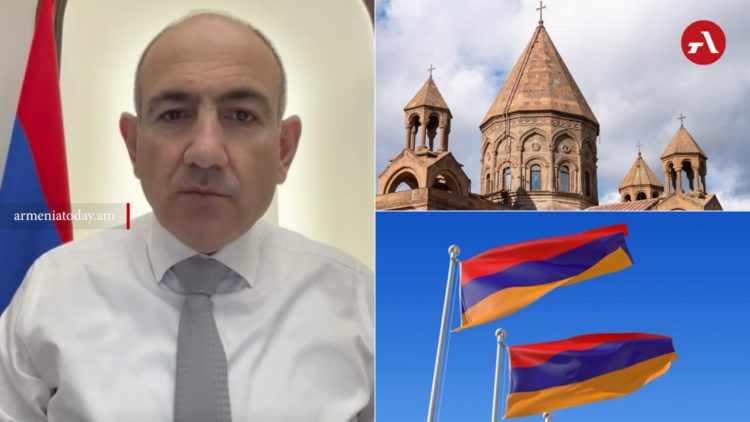 Пашинян предложил обсудить вопрос размещения государственного флага Армении возле церквей