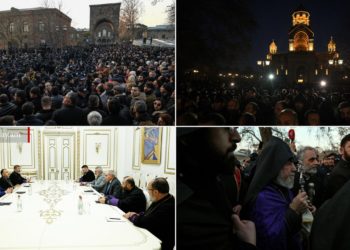 Հակադիր հավաքներ Մայր Աթոռում, մի քանի եպիսկոպոսի նամակ՝ կաթողիկոսի հեռացման պահանջով․ շաբաթվա լուրերն Armenia Today-ից