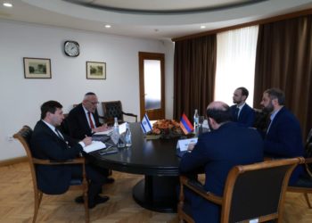 Պապոյանն Իսրայելի դեսպանի հետ քննարկել է TRIPP նախագիծը և տնտեսական համագործակցության ընդլայնման հարցը