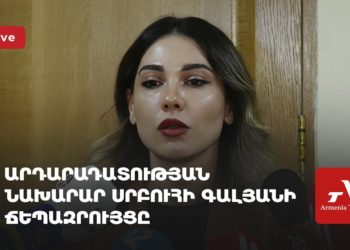 Արդարադատության նախարար Սրբուհի Գալյանի ճեպազրույցը (ուղիղ)