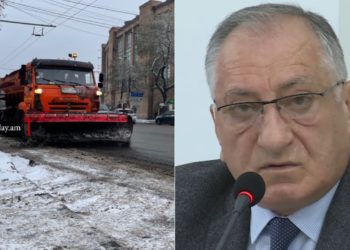 Հունվարի 23-ին ձնամաքրման տեխնիկան ուշ է մտել կենտրոն՝ տրանսպորտի երթեևեկի ինտենսիվության պատճառով