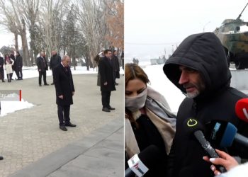 Շուտ եմ եկել, որ Փաշինյանը տղայիս շիրիմին չմոտենա․ զոհվածի հայրը՝ «Եռաբլուրում»