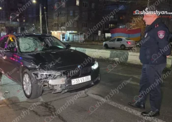 Մահվան ելքով վրաերթ Երևանում․ BMW-ն Արշակունյաց պողոտայում վրաերթի է ենթարկել կնոջ
