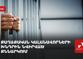 Проходит панельная дискуссия по вопросу политзаключенных в Армении (прямое включение)