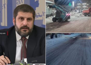 2024թ․ համեմատ 2,5 անգամ ավել աղ ու ավազով մշակում ենք կատարել. փոխքաղաքապետը՝ փոսերի մասին
