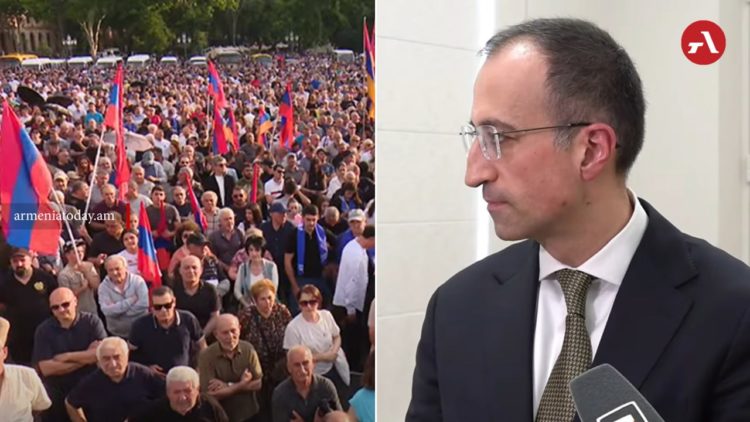 Глава Минсоцтруда: митинги против Пашиняна мешали борьбе с бедностью
