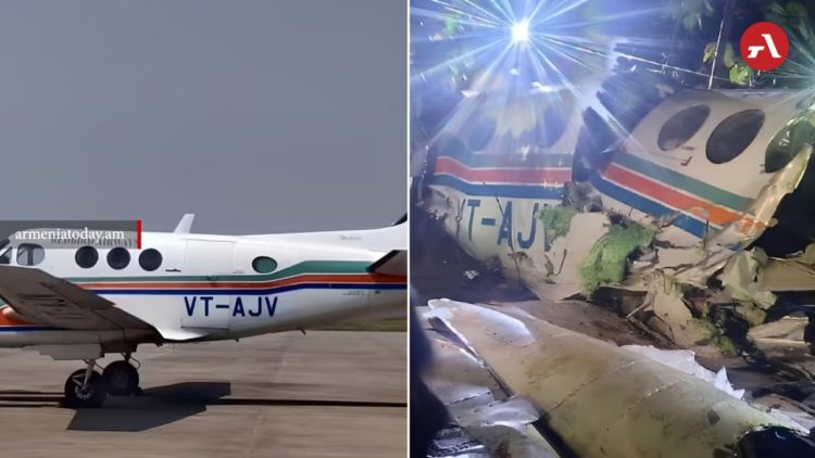 Հնդկաստանում շտապօգնության ինքնաթիռ է կործանվել