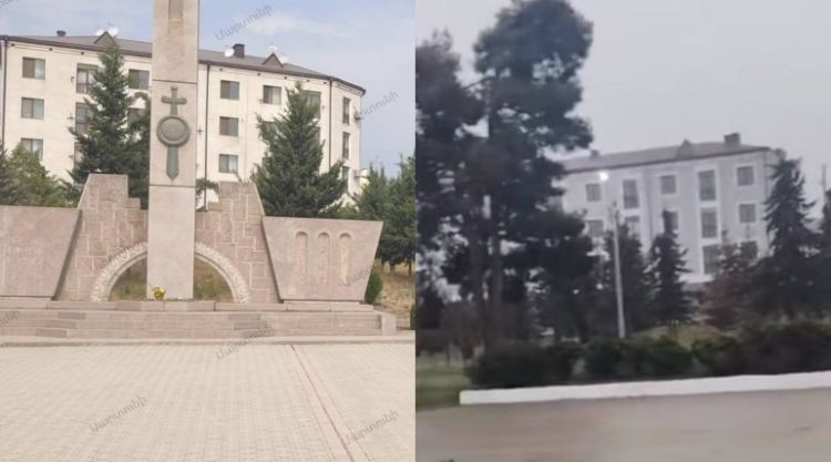 Ադրբեջանի իշխանությունները քանդել են Արցախի Մարտունիում գտնվող հուշահամալիրը