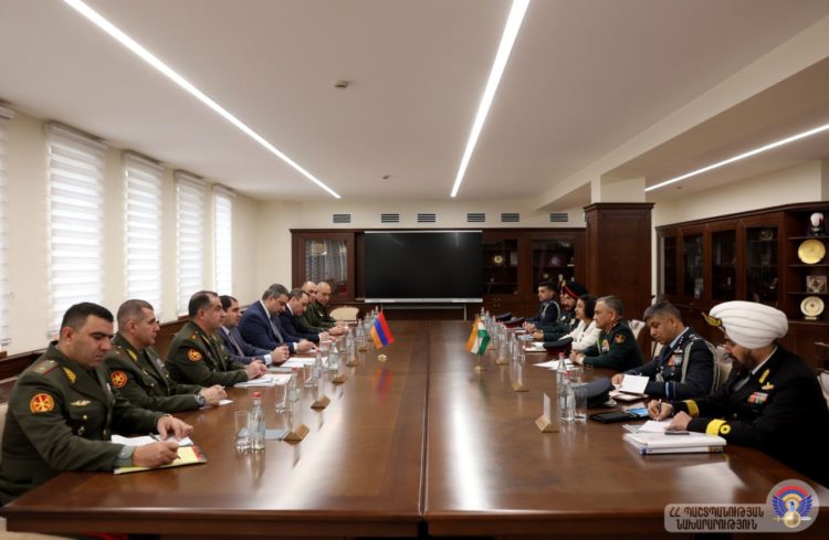 Армения и Индия обсудили развитие военного сотрудничества