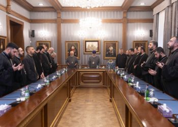 Կաթողիկոսն ընդունել է գնդերեց քահանա հայրերին և կատարել նոր նշանակումներ