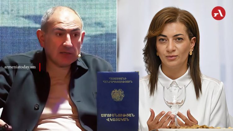 Анна Акопян объявила о завершении брака с Николом Пашиняном