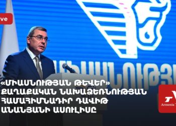 «Միասնության թևեր» քաղաքական նախաձեռնության համահիմնադիր Դավիթ Անանյանի ասուլիսը (ուղիղ)