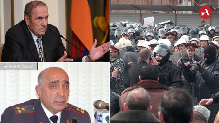 «Մարտի 1»-ի գործով ոստիկանության նախկին պաշտոնյան ու Տեր-Պետրոսյանի շտաբի պետն առերեսվել են. ԶԼՄ