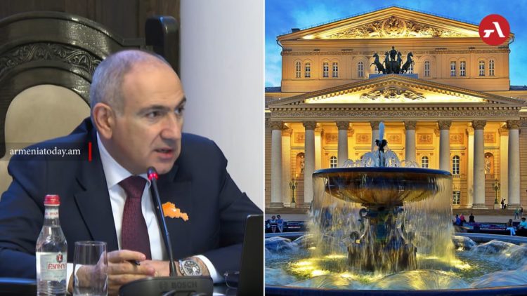 Փաշինյանը հայտարարել է ռուսական «Մեծ թատրոնը» հայկական բալետի զարգացման գործում ներգրավելու անհրաժեշտության մասին