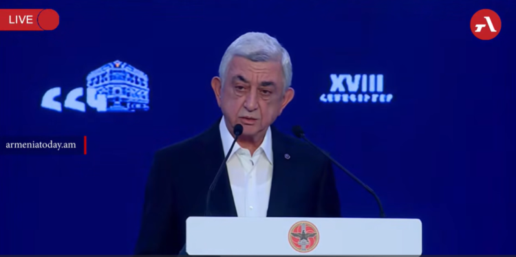 Սերժ Սարգսյանը վերընտրվել է ՀՀԿ նախագահ