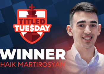 Мартиросян выиграл Titled Tuesday и вошел в число лидеров чемпионата Европы по шахматам