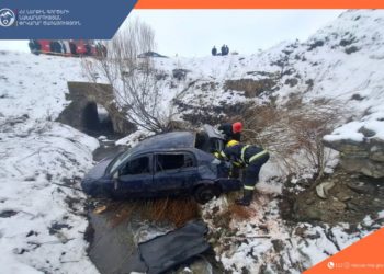 Շիրակի մարզում ավտոմեքենան գլորվել է ձորը․ կա 3 տուժած