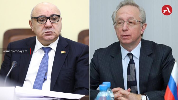Գալուզինը և Արսենյանը քննարկել են հայ-ռուսական հարաբերությունների արդիական հարցեր. ՌԴ ԱԳՆ