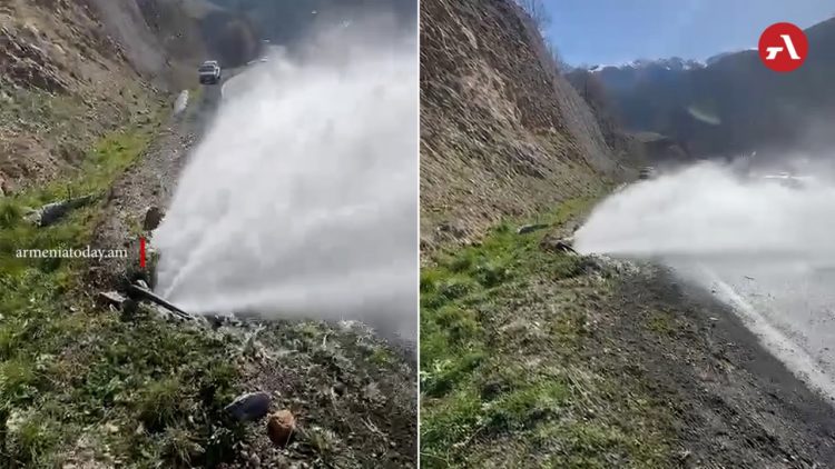 В Армении 13 населенных пунктов остались без воды из-за аварии на водоводе
